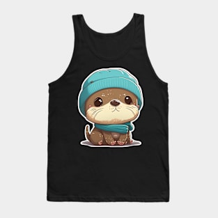 Cute Otter Tank Top